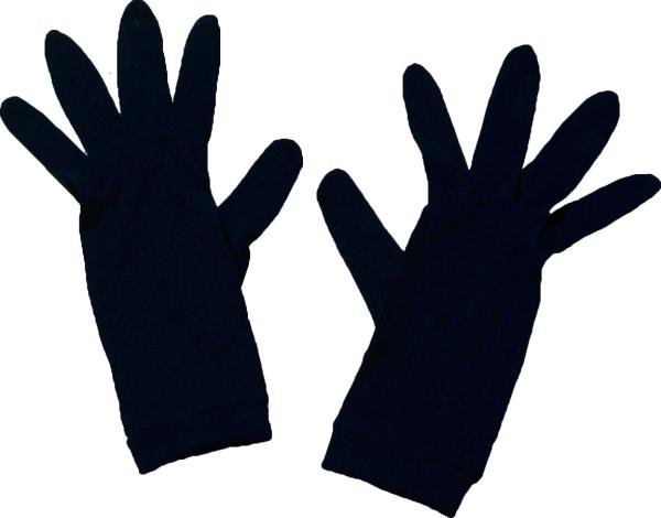 Silk Glove Liners black