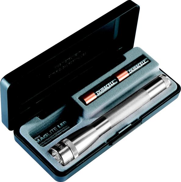 Mini Mag LED 2AA harmaa lahja