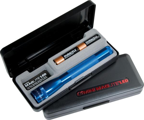 Mini Mag LED 2AA sininen lahja