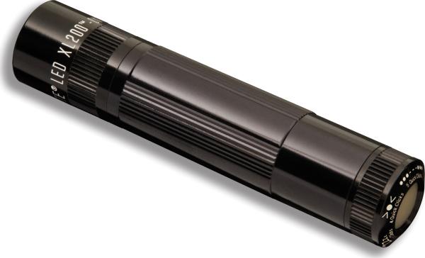 XL200 LED 3AAA musta