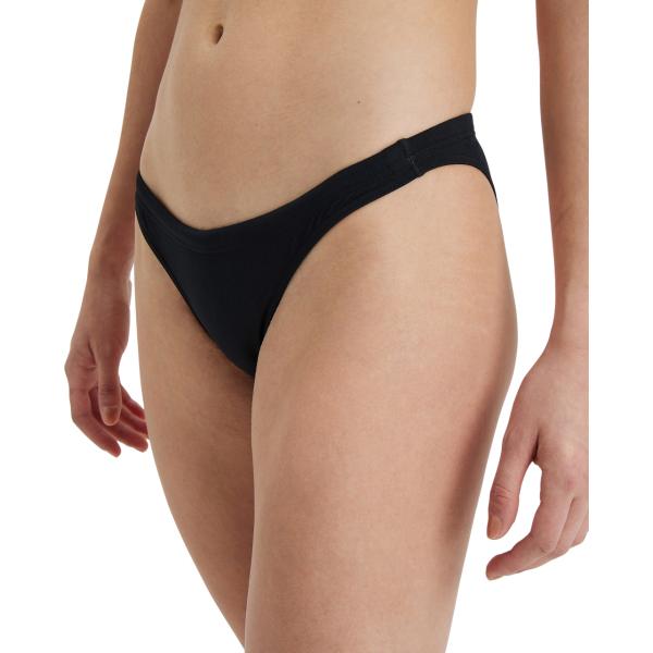 W Team Swim Bottom Solid Black-W