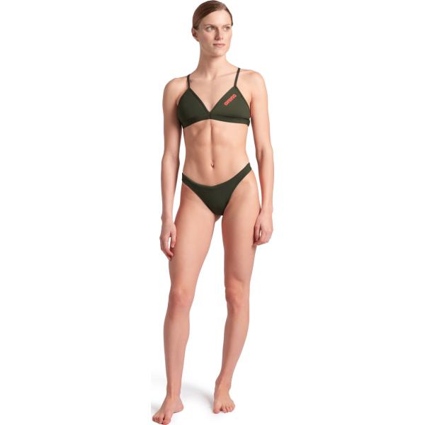 W Team Swim Bottom Solid Dark Sage