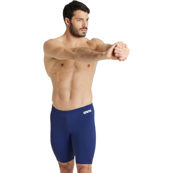 M Team Swim Jammer Solid Navy-Wh