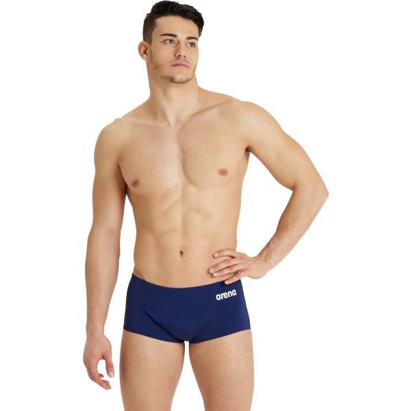 M Team Swim Low Waist Short Solid Navy-White