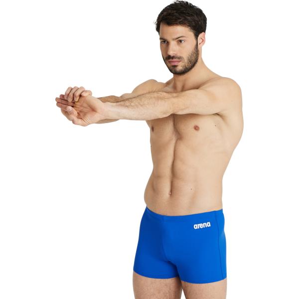 M Team Swim Short Solid Royal-White