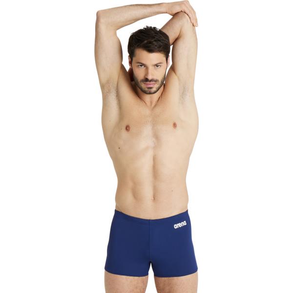 M Team Swim Short Solid Navy-White