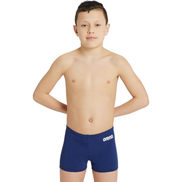 B Team Swim Short Solid Navy-White