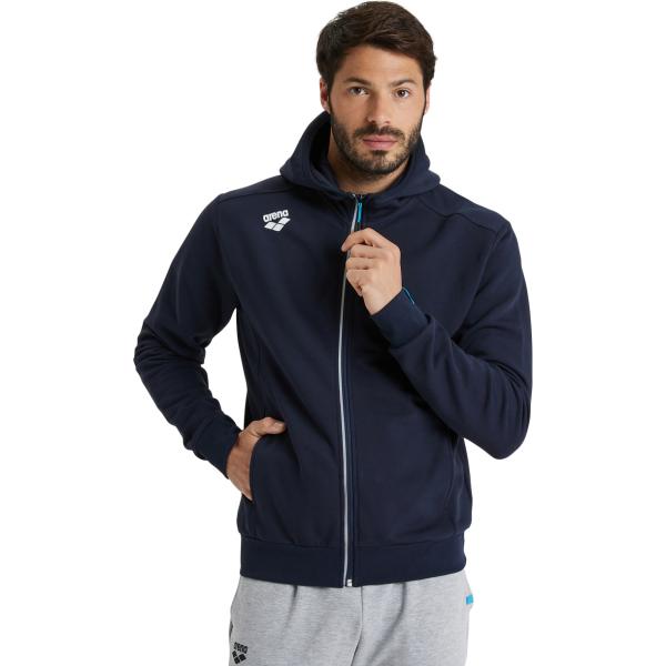 Team Hooded Jacket Panel Navy