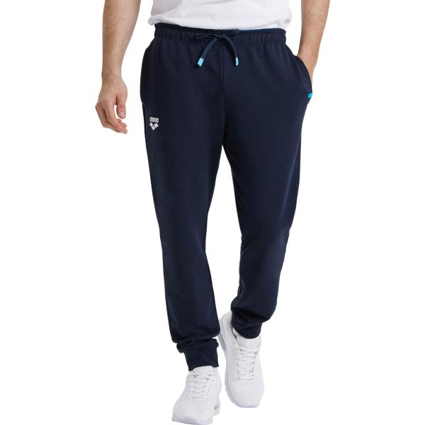 Team Pant Solid Cotton Navy