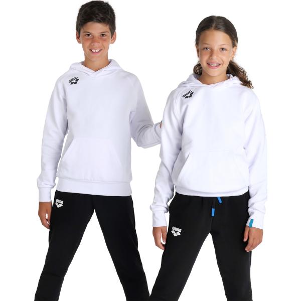 Jr Team Hooded Sweat Panel White