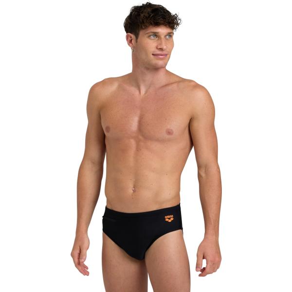 M Zip Brief 9 cm Black