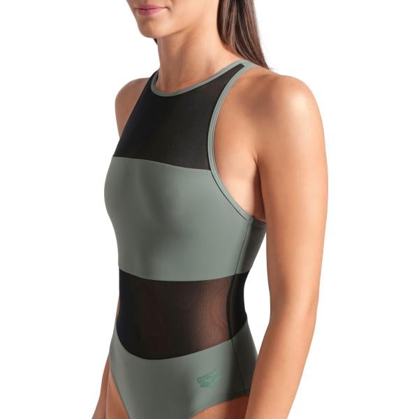 W Mesh Panels Vent Back Sage