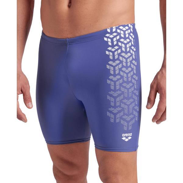 M Kikko V Swim Mid Jammer Graphic Future Dusk-White