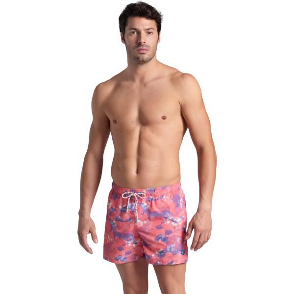 Beach Short Allover Calypso Coral, M