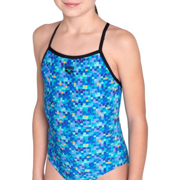 G Arena Pooltiles Swimsuit Lightdrop Back L Black-Blue