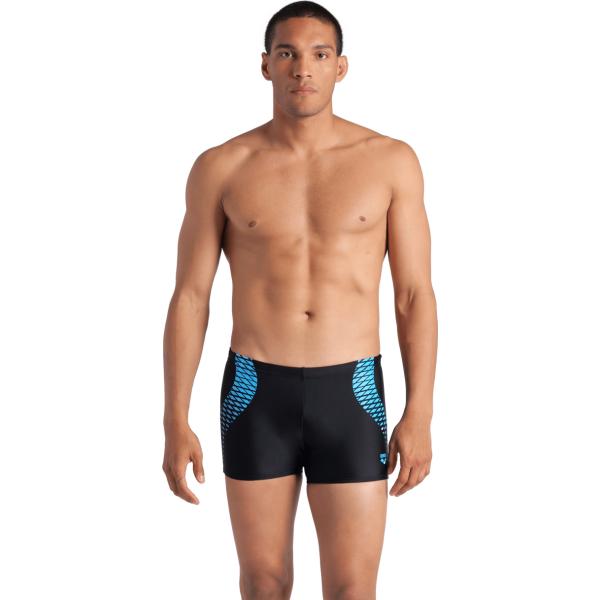 M Openings Swim Short Black-Turquoise
