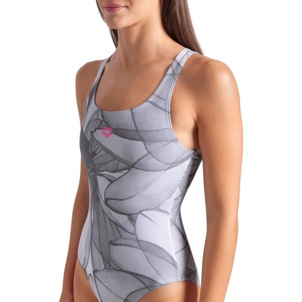 W Seabed O Back One Piece Black Multi