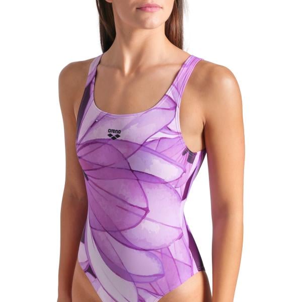 W Seabed O Back One Piece Violet Multi