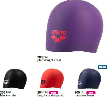 Arena Long Hair Cap Assortment