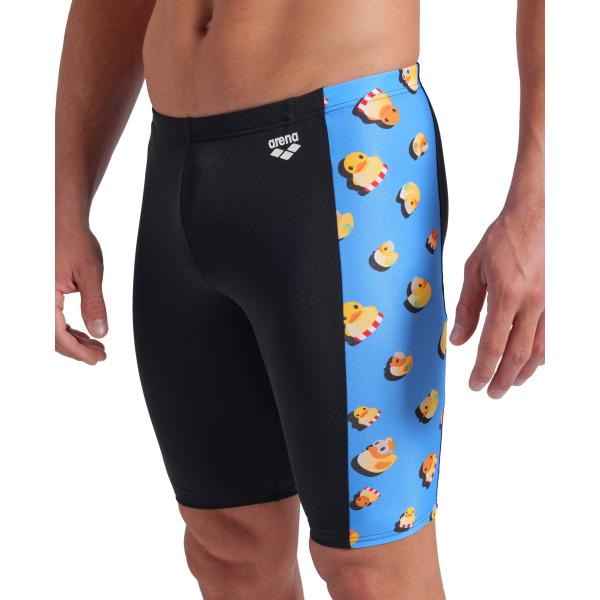 M Ducks Swim Jammer Black-Turquoise Multi