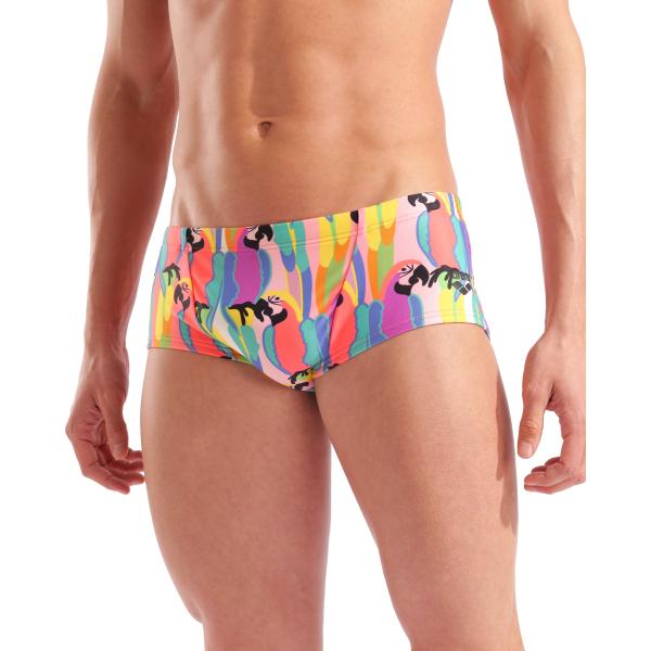 M Tropical Delight Swim Low Waist Short Multicolor 95