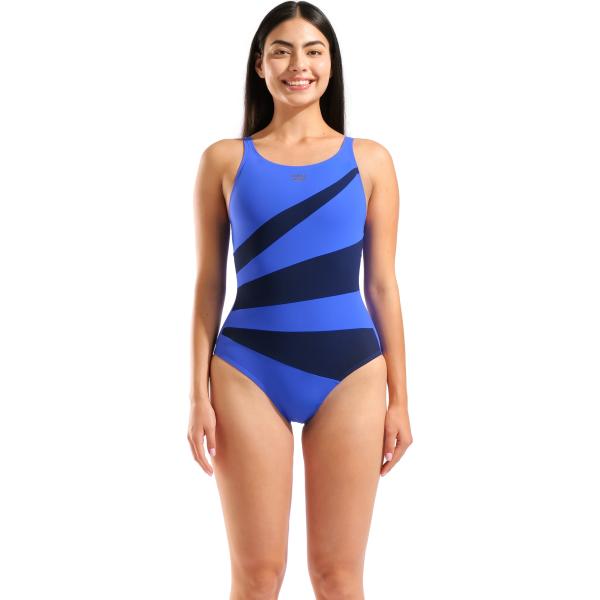 W Isabella Wing Back Bright Blue-Navy