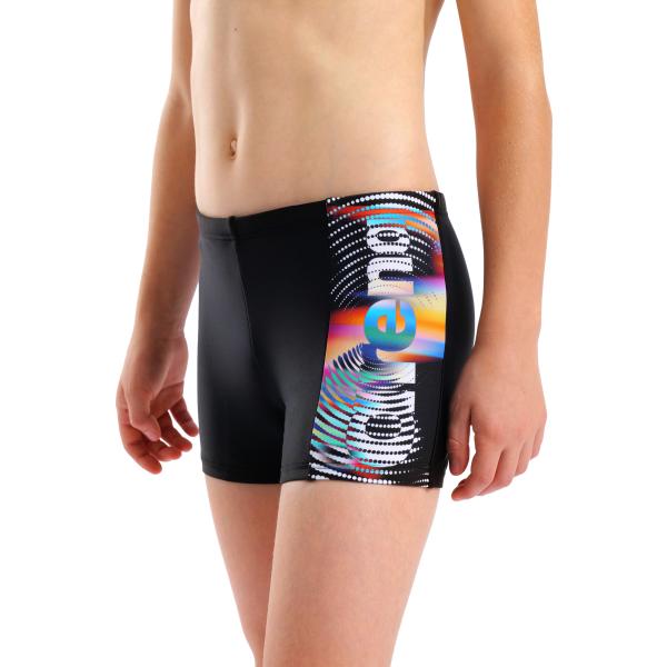 B Arena Lit Logo Swim Short Black-Multi