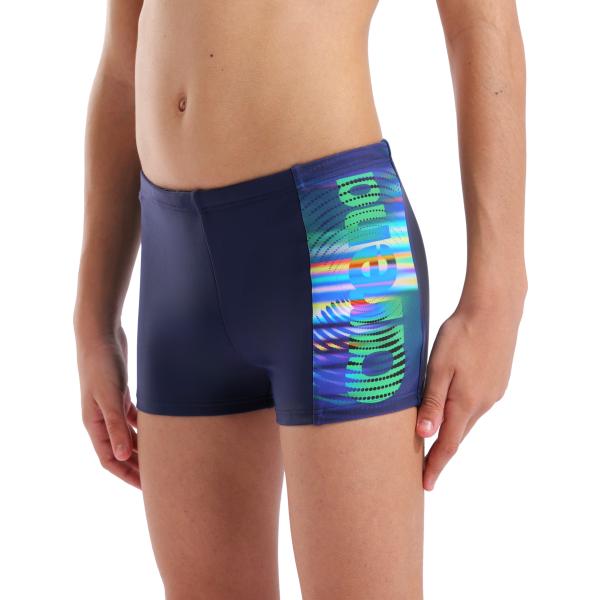 B Arena Lit Logo Swim Short Navy-Multi