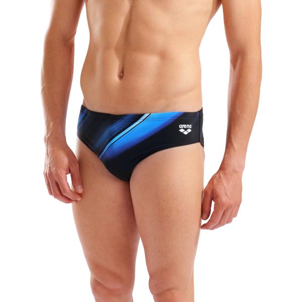 M Light Swim Briefs Black-Multi