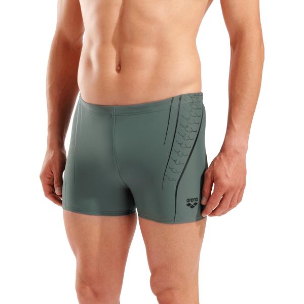M Double Graphic Swim Short Sage-Black