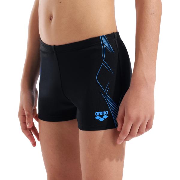 B Arena Graphic Swim Short Black-Turquoise
