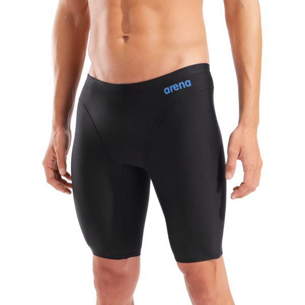 M Solid Swim Jammer Black-Blue Cosmo