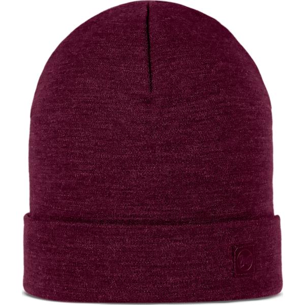 Merino Heavyweight Beanie Solid Tibetan Red