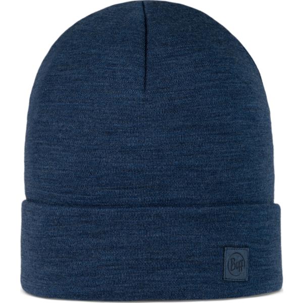 Merino Heavyweight Beanie Solid Night Blue