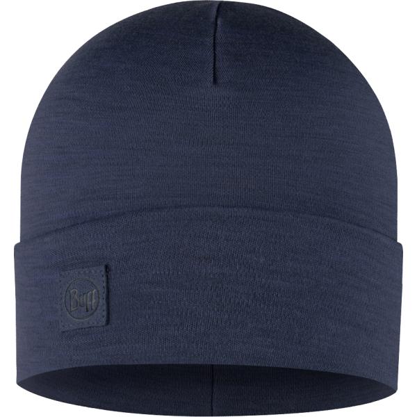 Merino Heavyweight Beanie Solid Denim