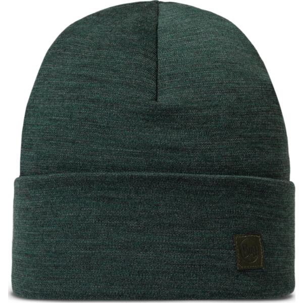 Merino Heavyweight Beanie Solid Forest