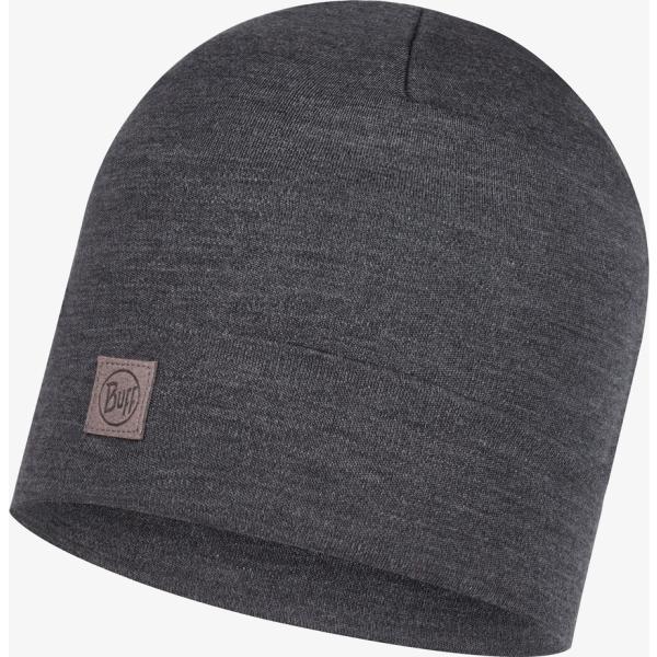 Merino Heavyweight Beanie Solid Grey