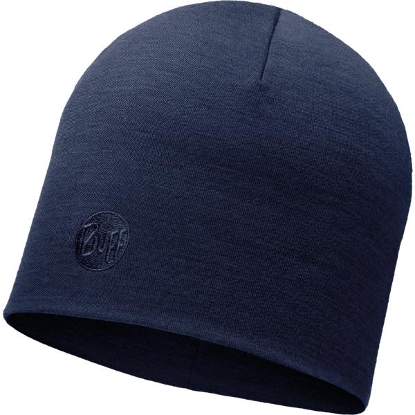 Merino Heavyweight Beanie Solid Denim