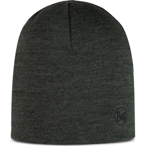 Merino Midweight Beanie Solid Bark