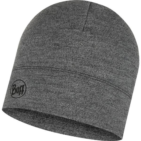 Merino Midweight Beanie Melange Light Grey