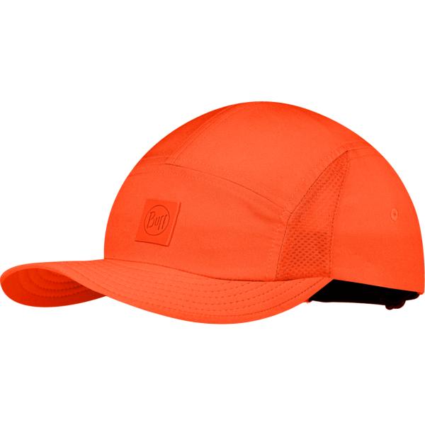 5 Panel Go Cap Solid Poppy