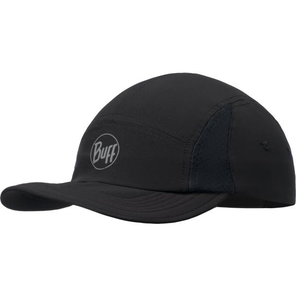 5 Panel Go Cap Solid Black