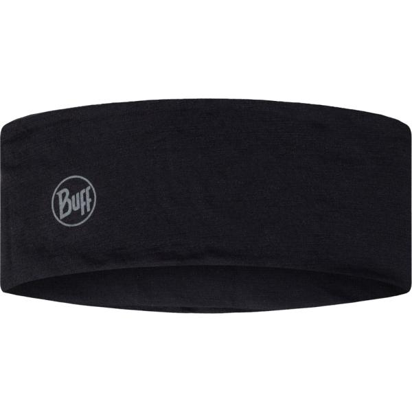 Merino Lightweight Headband Solid Black