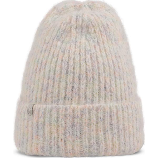 Knitted & Fleece Band Beanie Eyla White
