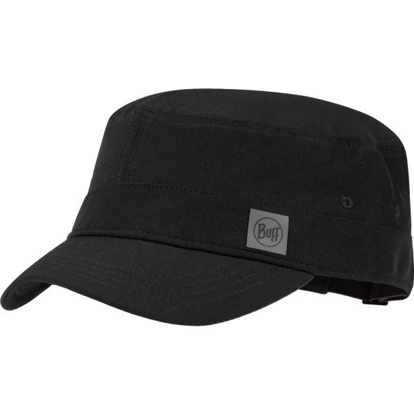 Military Cap Solid Black