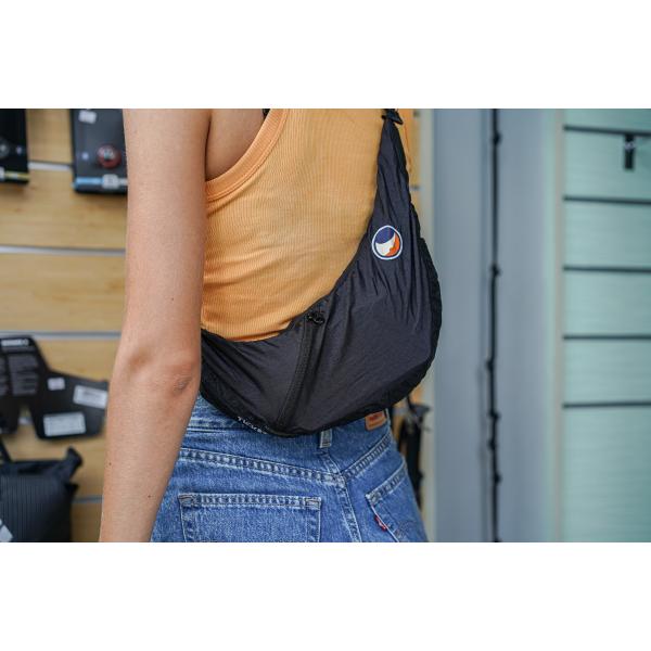 Upcycled Sling Bag Black